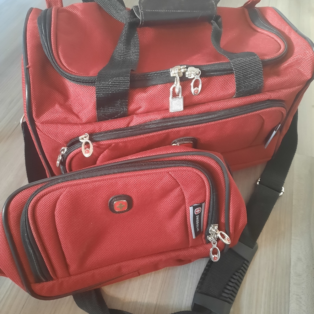 Swiss travel bag and wash bag set small